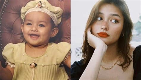Then and now photos of Liza Soberano .